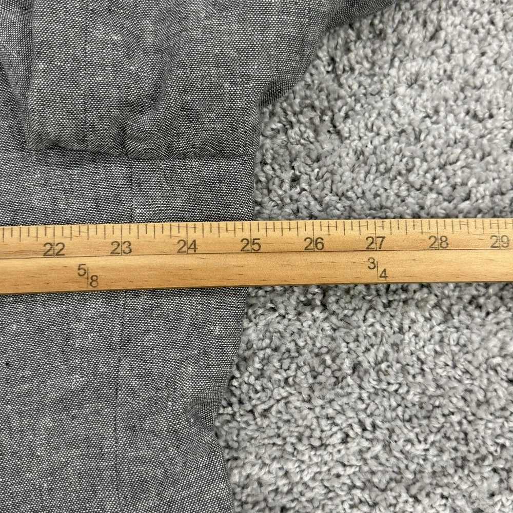 Stafford Linen Blazer Men's 50R Gray Classic Fit Signature Sport Coat Dual Vent